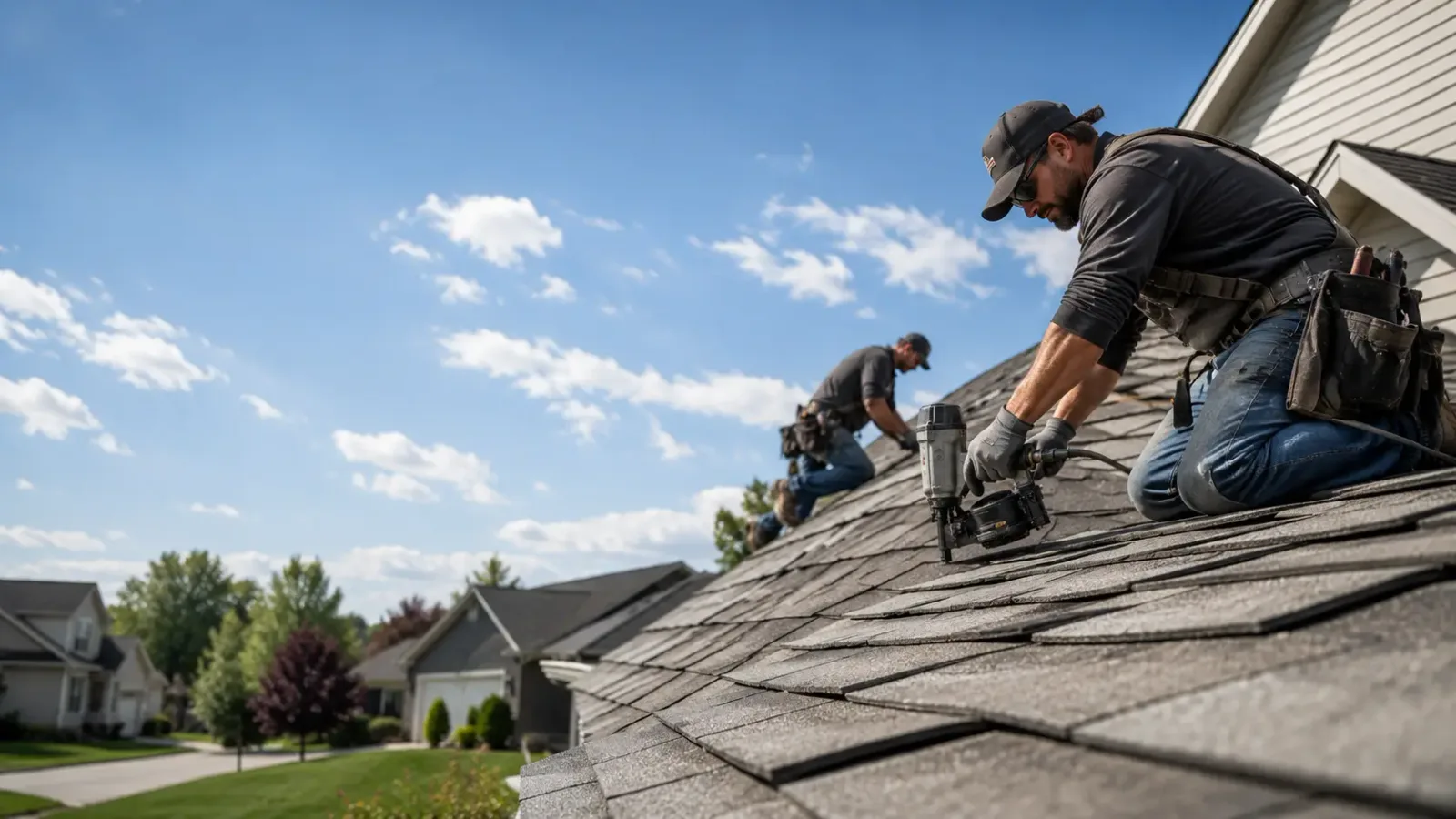 Storm Damage Roof Repair in Hull, IL near me
